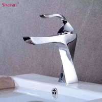 Chrome Plated Basin Faucet Basin Mixer Tap Washbasin Faucet