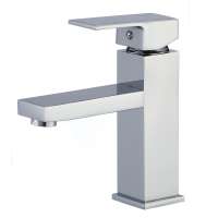 Single Handle cUPC NSF Modern Style Chrome Bathroom Basin Sink Faucet