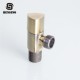 Brass Bathroom Wash Basin Faucet Angel Water Toilet Stop Angle Valve