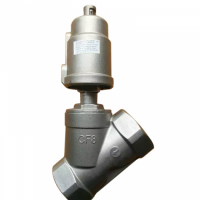 1" 1.5" 2"pneumatic Angle Seat Valve Dn15 Dn20 Dn30 Dn45 Steam & Air Piston Angle Check Valve